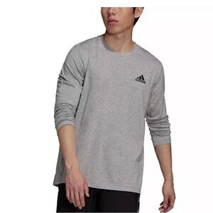 New ADIDAS 2-IN-1 Mens Adidas Feelready Training Long Sleeve Tee Shirts
